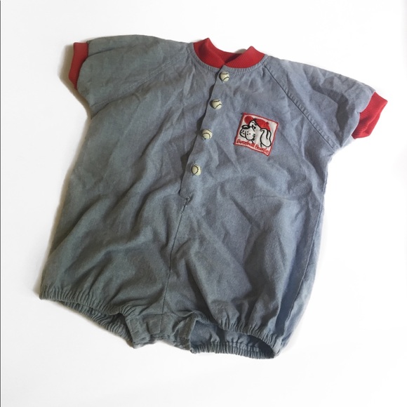 Vintage baseball baby onesie - Picture 1 of 4